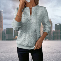 GWINELLA | ELEGANCKA BLUZA Z ZAMKIEM