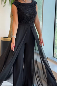 MARICJA | STYLOWY KOMBINEZON BEZ RĘKAWÓW