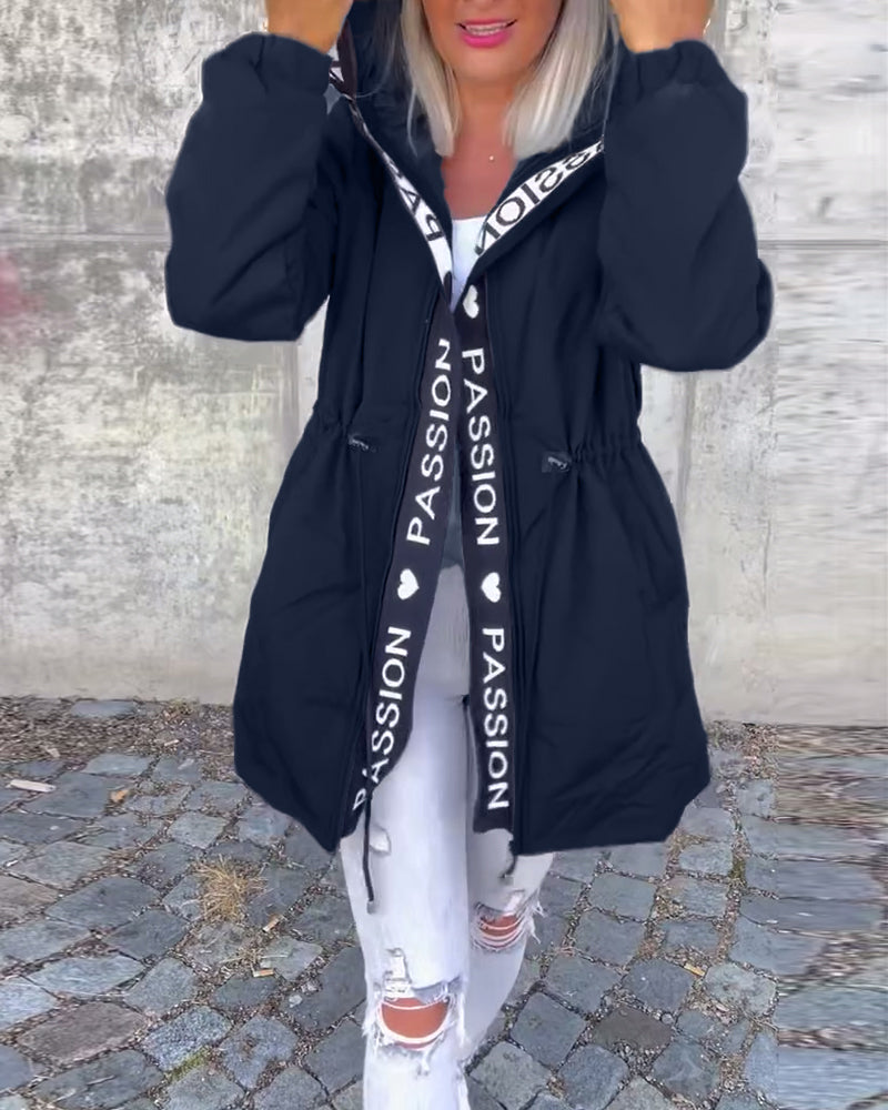 VERONISSA | ELEGANCKI PŁASZCZ Z KAPTUREM