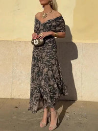 XAWERA | ELEGANCKA KWIATOWA SUKIENKA MAXI
