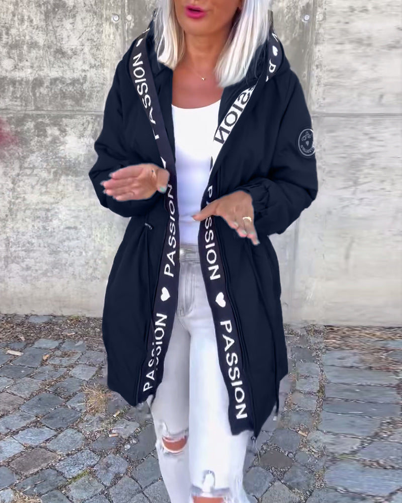 VERONISSA | ELEGANCKI PŁASZCZ Z KAPTUREM