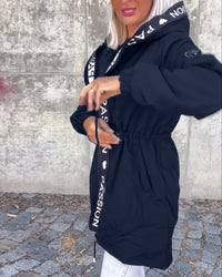 VERONISSA | ELEGANCKI PŁASZCZ Z KAPTUREM