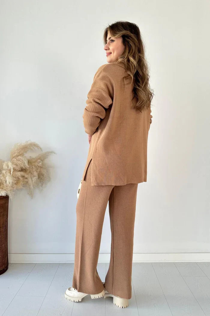 NADILIA | STYLOWY DZIANINOWY KOMPLET DWUCZĘŚCIOWY