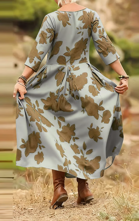 DALIDA | ELEGANCKA LUŹNA SUKIENKA MAXI