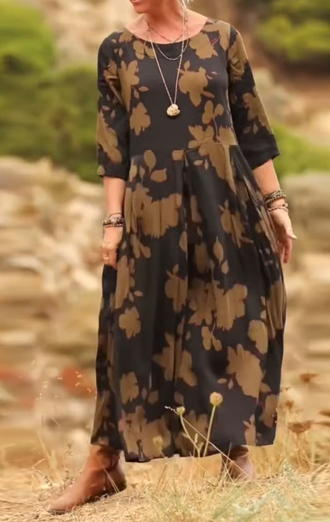 DALIDA | ELEGANCKA LUŹNA SUKIENKA MAXI