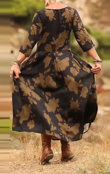 DALIDA | ELEGANCKA LUŹNA SUKIENKA MAXI
