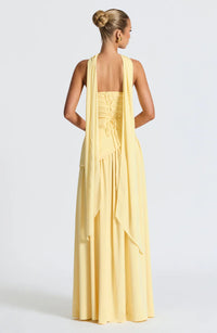 ZOEY | ELEGANCKA SUKIENKA MAXI Z ROZCIĘCIEM
