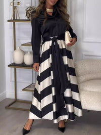 MAGDALENA | ELEGANCKA SUKIENKA Z WIĄZANIEM