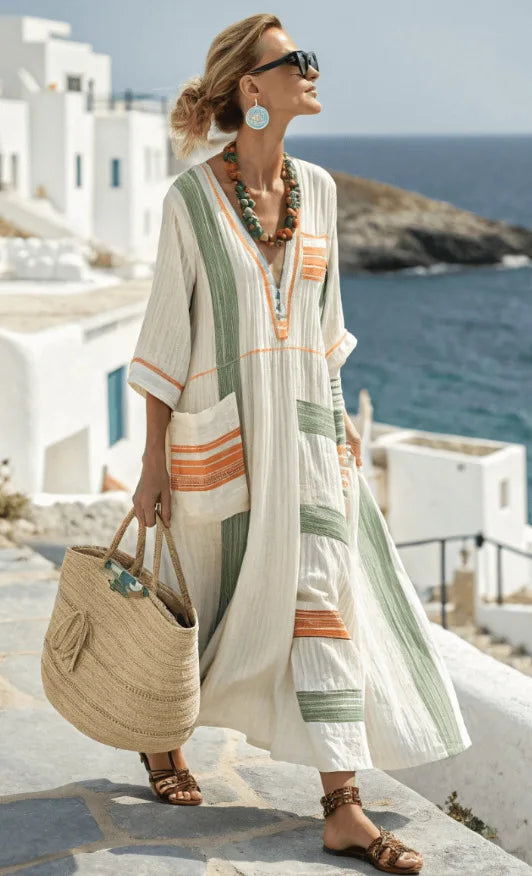 TIANAH | ELEGANCKA LUŹNA SUKIENKA MAXI