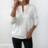 GWINELLA | ELEGANCKA BLUZA Z ZAMKIEM