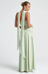 ZOEY | ELEGANCKA SUKIENKA MAXI Z ROZCIĘCIEM