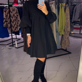 PELAGIA | ELEGANCKA PLISOWANA SUKIENKA MIDI
